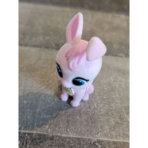 Pink baby bunny happy doll accessory toy figure